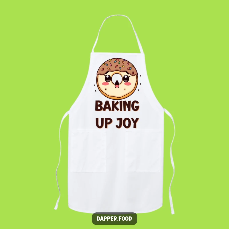 Funny Doughnut Sprinkle Surprise Apron: Bake with Joy & Sweet Humor