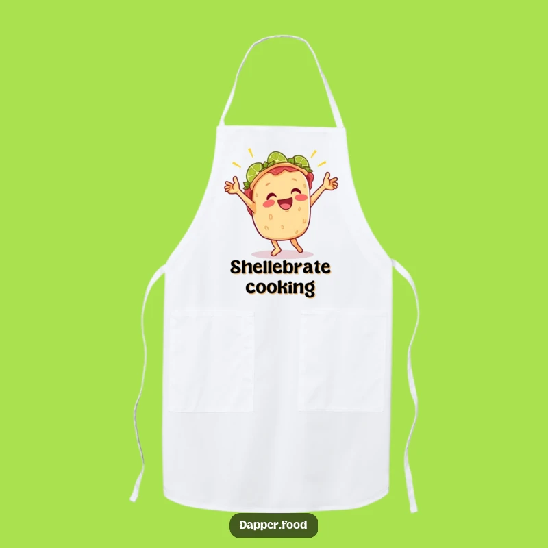 Funny Taco Dance Apron: Cook with Joy in This Cheerful Taco Design