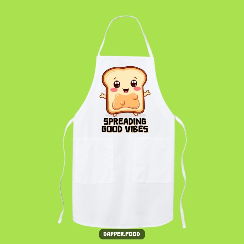 Funny Toast Jumping for Jelly Jar Apron - Kitchen Humor & Cooking Fun Funny Gift