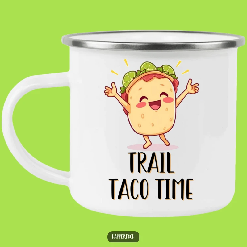 Funny Taco Dance Camping Mug: Fuel Your Adventures with Taco Cheer