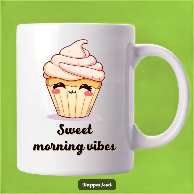 Funny Cupcake Kiss Mug: Sweet & Giggling Pastry Gift for Dessert Lovers