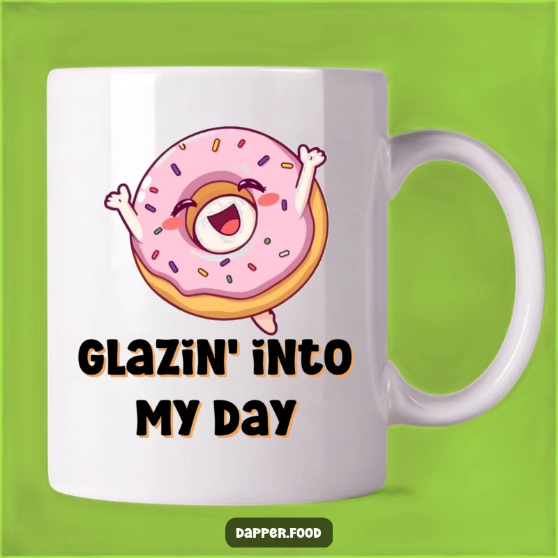Funny Donut Flip Mug: Delightful Pastry Gift for Dessert Lovers