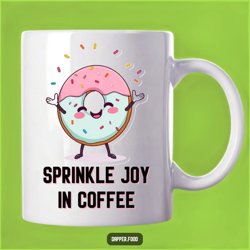 Funny Donut Juggling Mug: A Sweet and Hilarious Gift for Treat Lovers