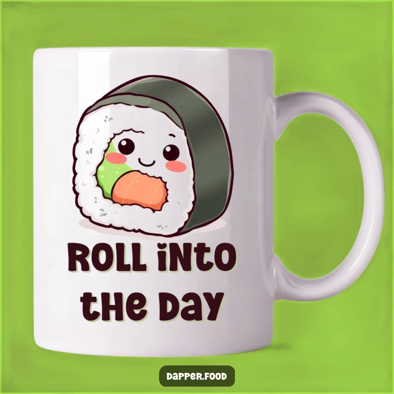 Funny Sushi Roll Mug: A Rolling Good Time Gift for Sushi Lovers