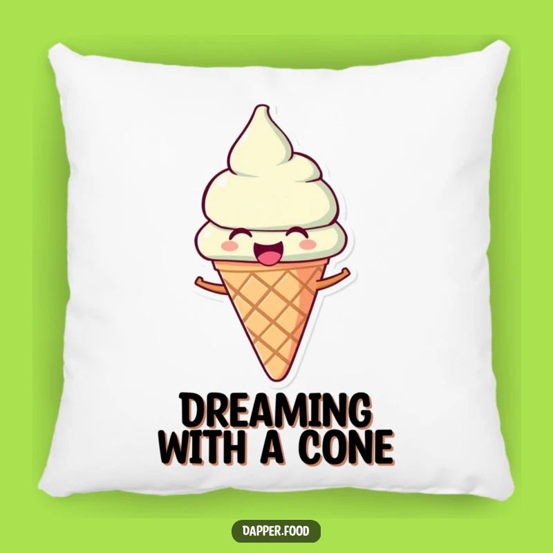 Funny Ice Cream Pillow: Cuddle Up with Sweet, Melodious Comfort