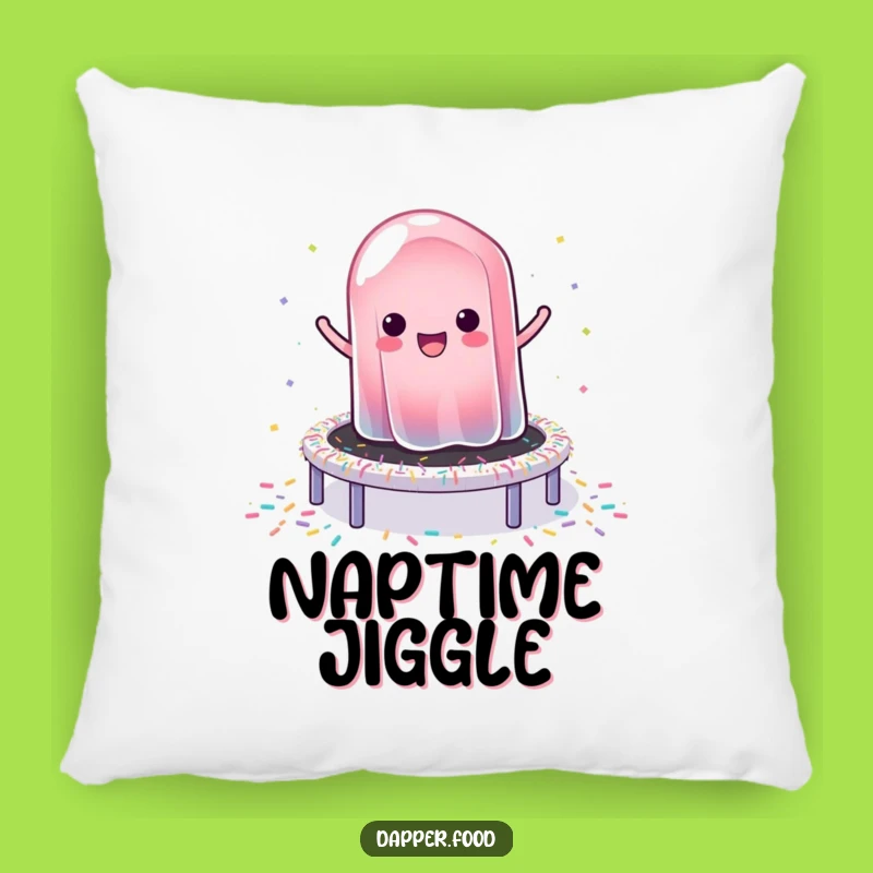 Funny Jelly Bounce Pillow: Snuggle Up with This Wobbly Dessert Design
