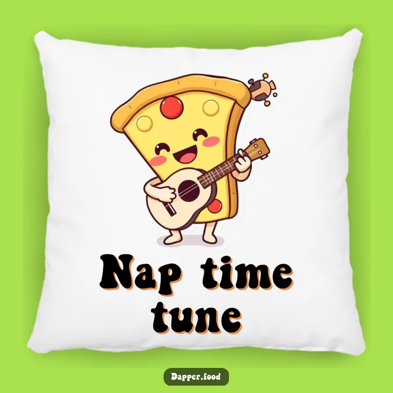 Funny Pizza Ukulele Pillow: Snuggle Up with This Musical Slice's Comfy Tunes