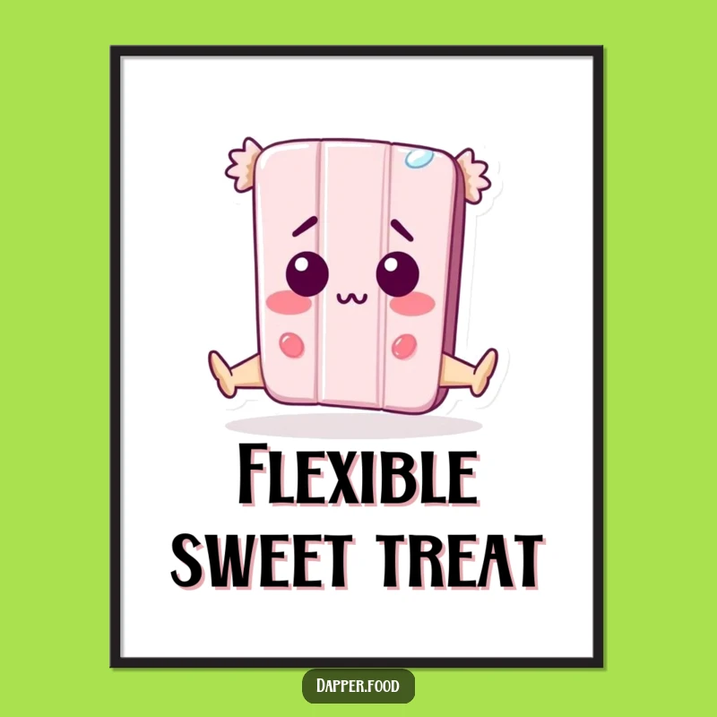 Funny Candy Bar Split Digital Art: Surprise Character Download, Instant Funny Gift for Decor