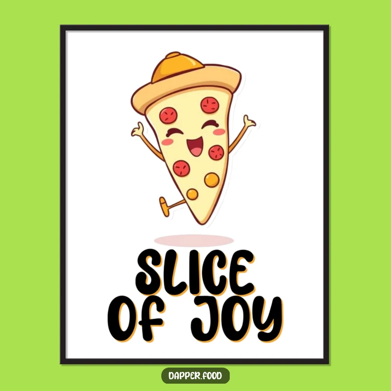 Funny Pizza Thumbs Up Digital Art: Instant Humorous Italian Decor Gift