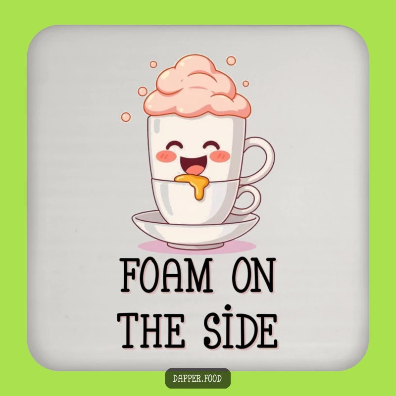 Funny Coffee Mug Spill Coaster: Cute Protection, Perfect Funny Gift for Tables