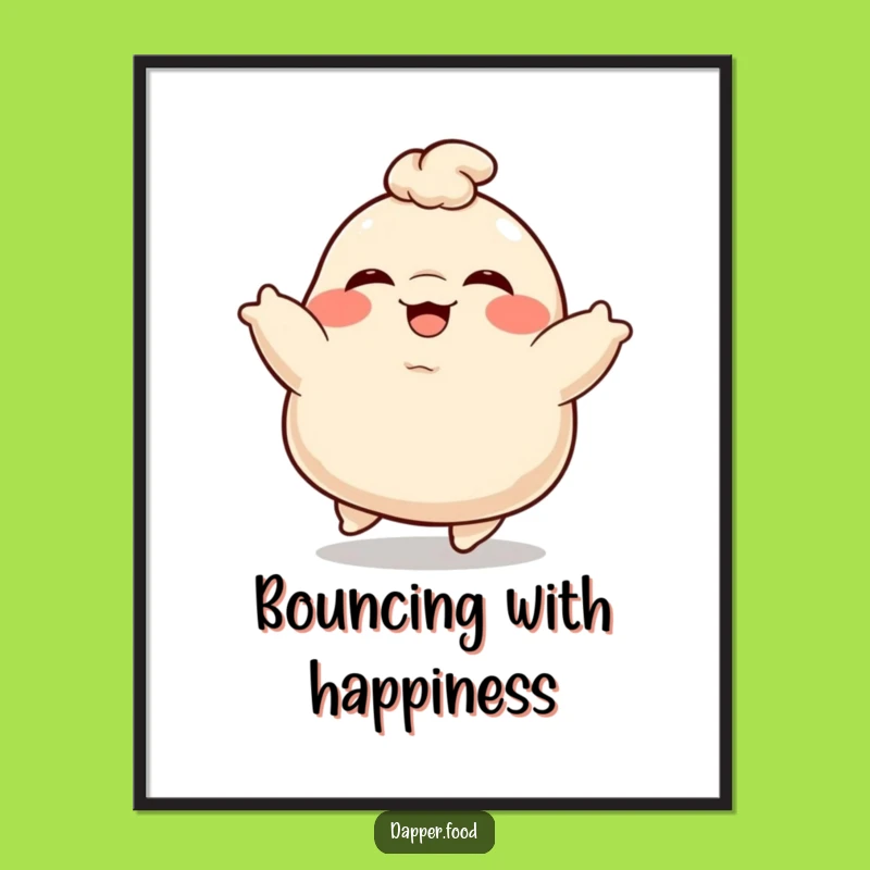 Funny Dumpling Poster: Add a Pop of Playful Art to Your Space