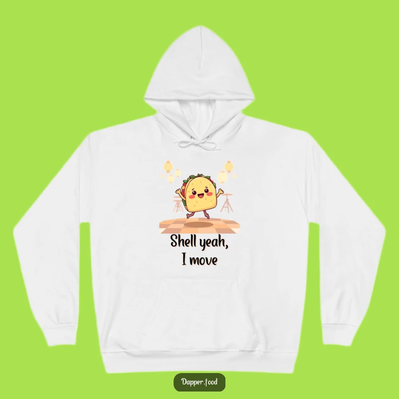Cozy Funny Taco Jig Hoodie: Warm & Humorous Salsa Dancer Apparel