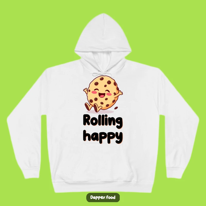 Funny Rolling Cookie Hoodie: Cozy Up with This Giggling Character's Warm Comfort