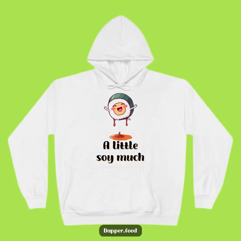 Funny Sushi Cartwheel Hoodie: Cozy Comfort with a Side of Humor