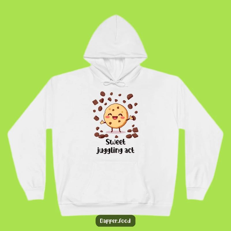 Funny Cookie Juggling Hoodie: Cozy Comfort with a Baking Pro Design