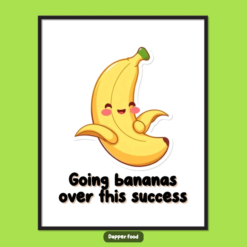 Free Printable Banana Wall Art: Playful Sliding Fun, Whimsical Fruity Downloadable Decor!