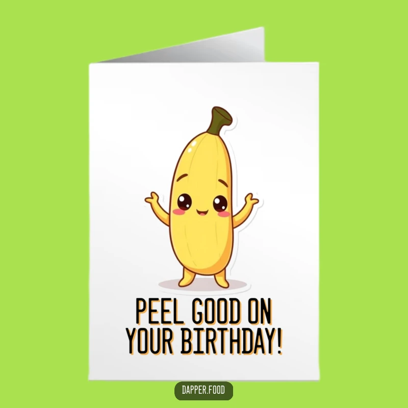 Free Printable Funny Banana Birthday Card - Printable Downloadable Gift for Laughs