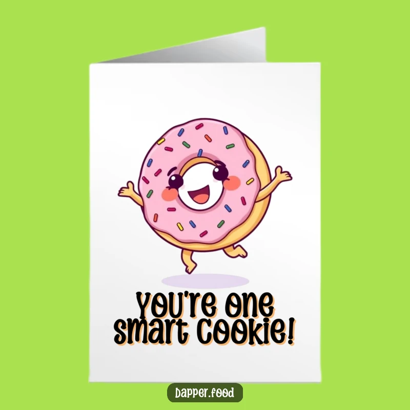 Free Printable Donut Congrats Card - Joyful Downloadable Gift for Sweet Success
