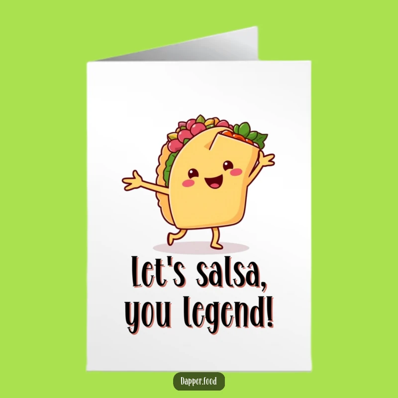 Free Printable Congrats Card: Taco & Burrito Fiesta Funny Downloadable Gift