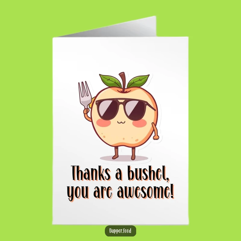 Free Printable Apple Thank You Card - Flying with Gratitude Downloadable Sweetness