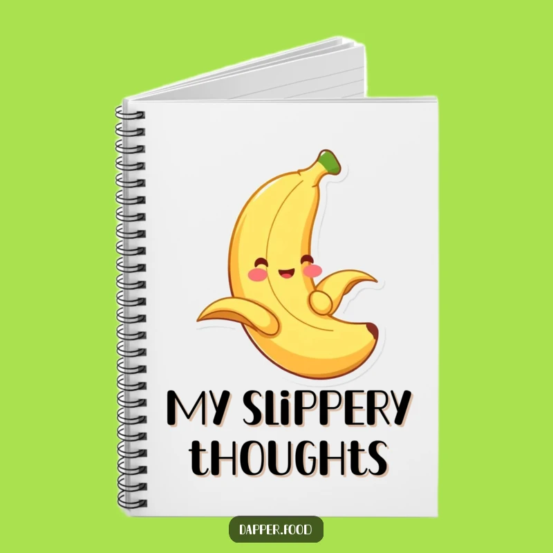 Funny Banana Slide Notebook - Write Your Playful Notes