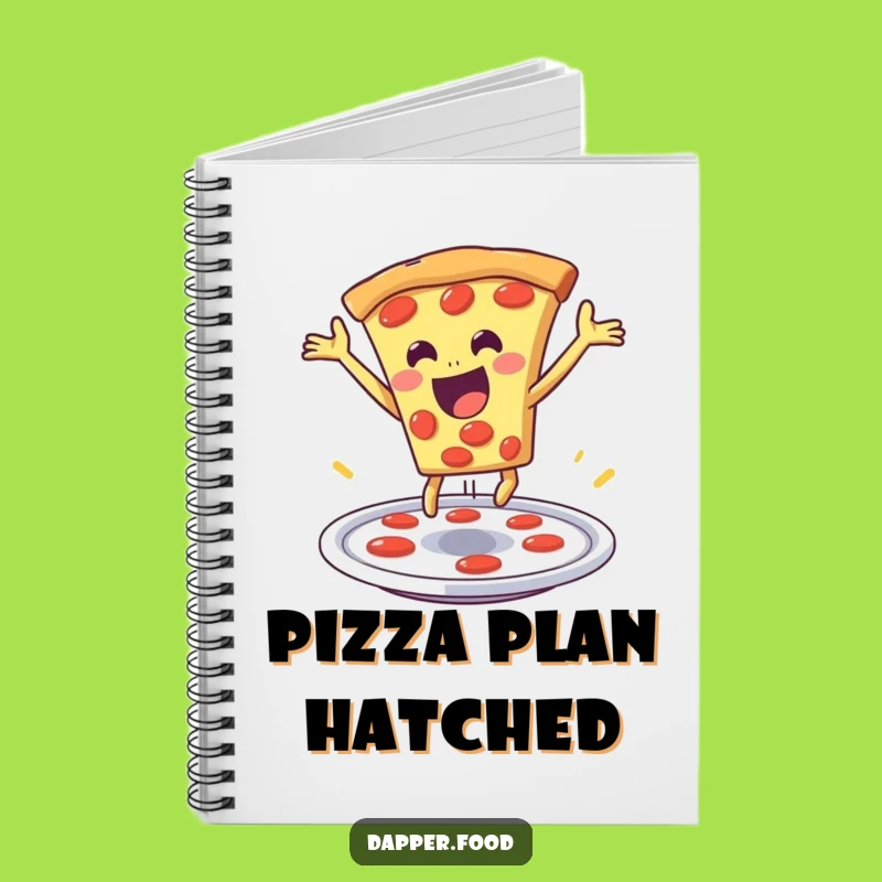 Funny Pizza Leap Notebook: Jot Down Your Dramatic Ideas