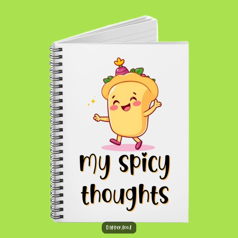 Funny Taco Dancer Notebook: Jot Down Ideas with Humorous Mexican Fiesta Flair