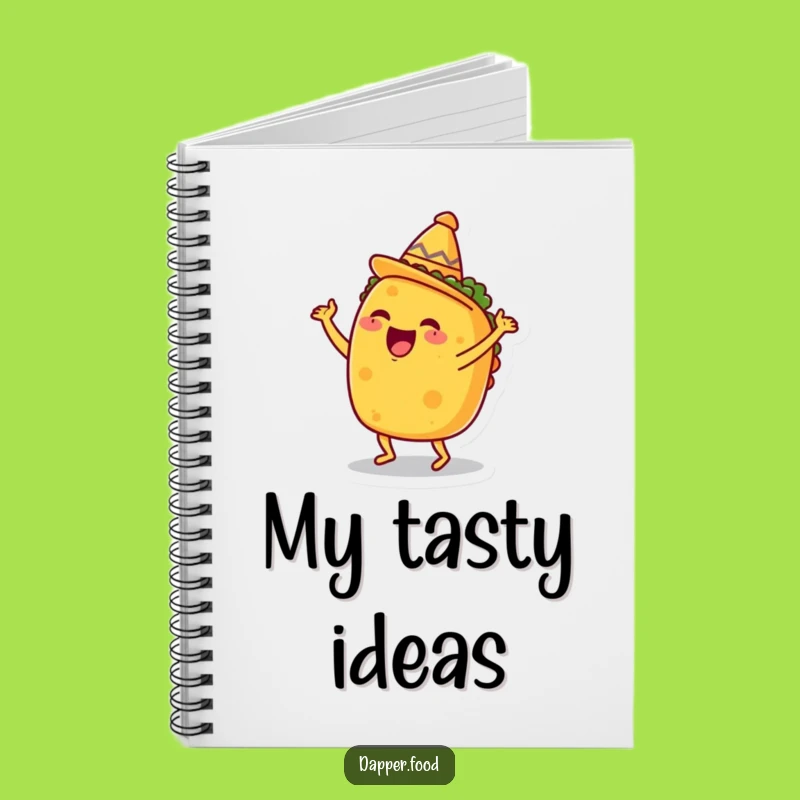 Funny Taco Dance Notebook: Fiesta Notes, Gift for Foodies