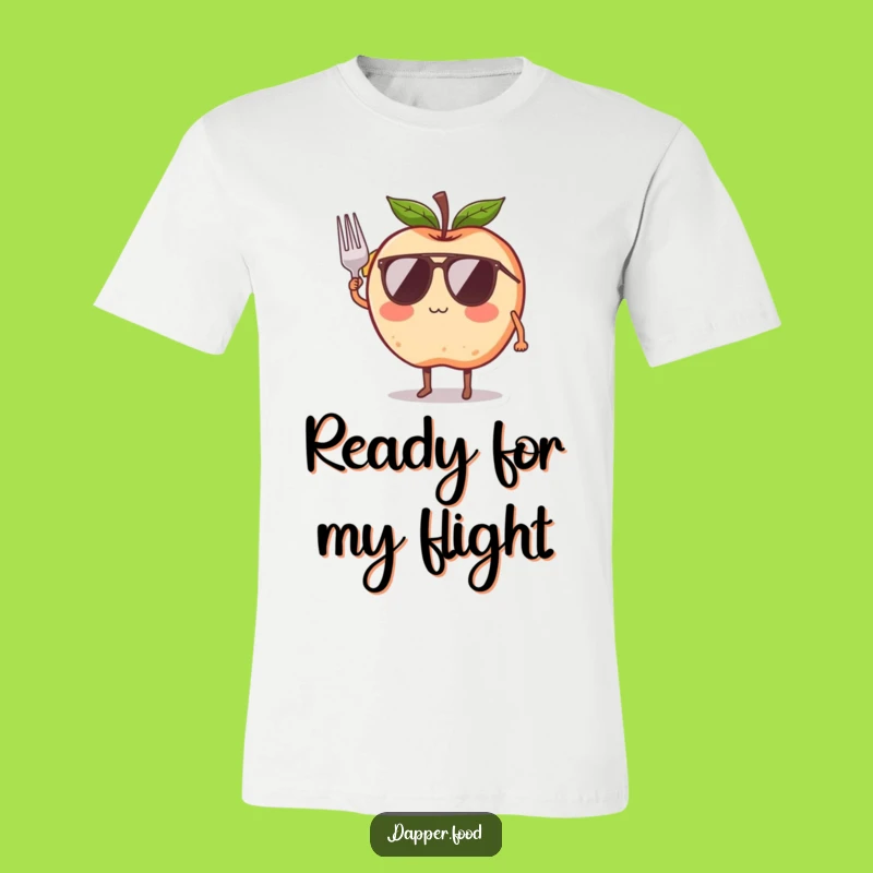 Funny Blushing Apple Flying Wings T-Shirt: Wear Your Dreams with Humor Gift