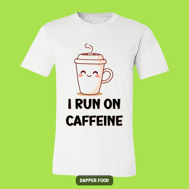 Funny Coffee Cup Steam T-Shirt - Wear Your Morning Joy