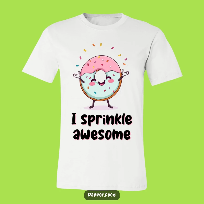 Funny Donut Juggling T-Shirt: Wearable Sweetness and Humor