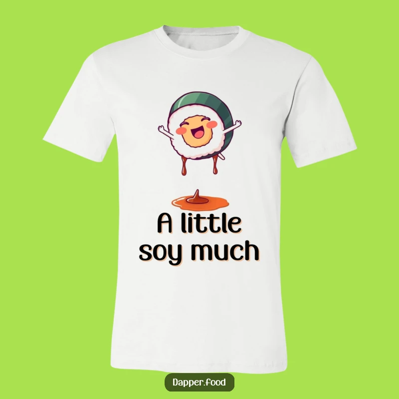 Funny Sushi Cartwheel T-Shirt: Wearable Fun for Sushi Aficionados