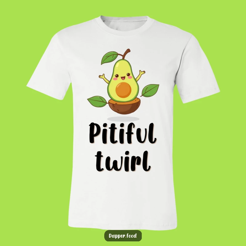 Funny Avocado Pirouette T-Shirt: Wear Your Healthy Humor with This Dancing Design
